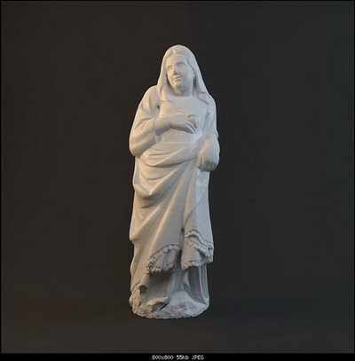 Modell der Statue von Zeichen
