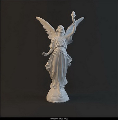 Modell der Statue von Zeichen
