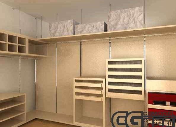 Begehbarer Kleiderschrank
