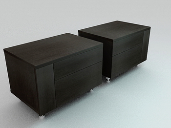 Cotton Sofa 3D-Modell von Hausrat und praktischen Hocker