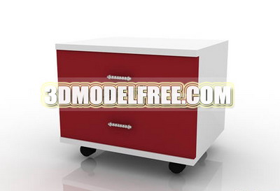 3D-Modell eines modernen Lifestyle-Möbel