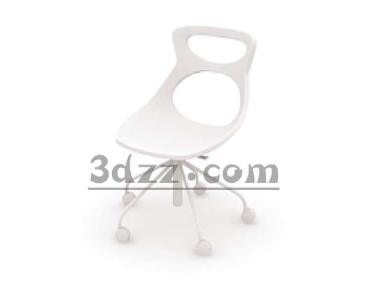 3D-Modell des neuen kreativen Freizeit Stuhl (mit Material)
