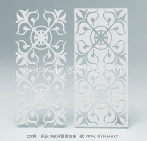 Snowflake Hintergrund 3D Modells (einschließlich Materialien)
