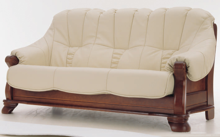 Das Ende der weißen Menschen europäischer Holz 3D-Modell der Ledercouch
