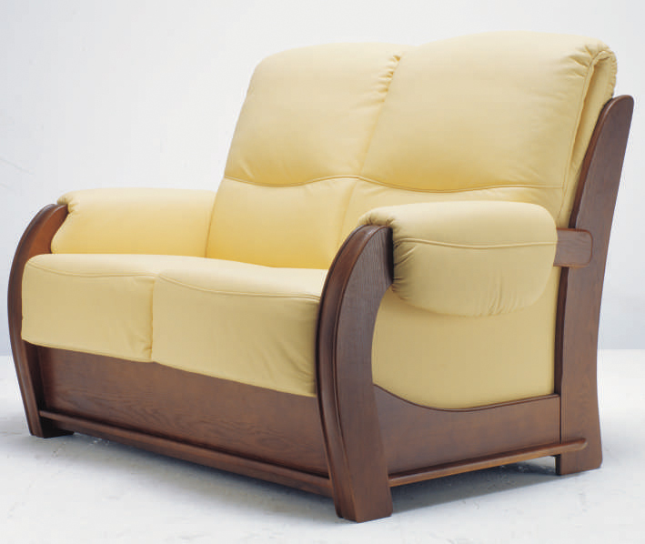 Retour base de bois oblique canap-lit double modle 3D (y compris le matriel)
