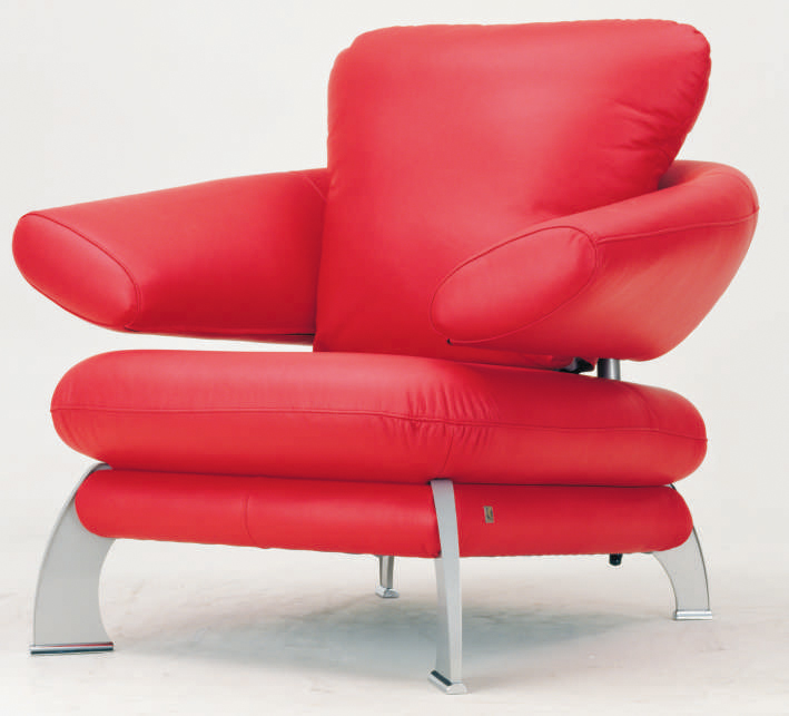 Single roten Sofa zurck 3D-Charakter-Modelle (einschließlich Materialien)

