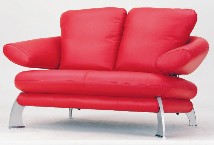 Red doppelt zurck Sofa 3D-Modell der Persönlichkeit (einschließlich Materialien)
