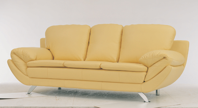Sofa 3D-Modell Mode gelb Menschen

