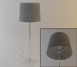 3D-Modell der Tischlampe Hause und praktischen (einschließlich Materialien)