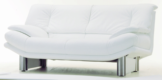 Soft weißen Stoff Sofa 3D-Modell der doppelten personalisierte
