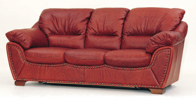 European-style dunkelroten Sofa 3D-Modell als
