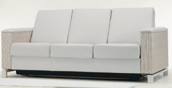 3D-Modell des Gewebes ber dem Sofa