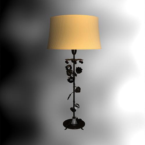 Pole Mosaik Tischlampe 3D-Modell Home
