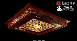 3D-Modell des chinesischen Stil Holzdecke