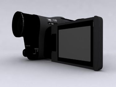 3D-Modell der Digitalkamera
