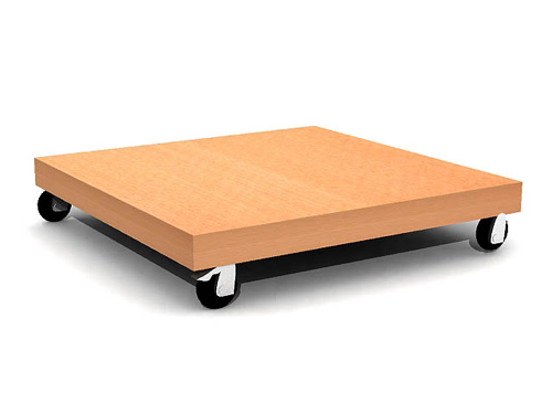 Einfache 3D-Modell des Skating Schallwand
