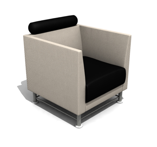 Fashion Square 3D-Modell von Sofa
