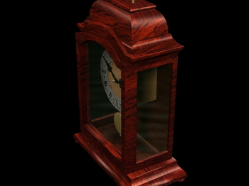 Red Wanduhr