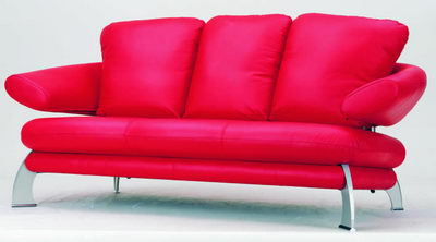 Modern Sofa 3D-Modell eines roten Freizeit
