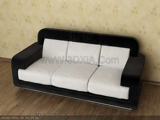 Multiplayer Tuch Kunst Sofa 3D-Modelle-1