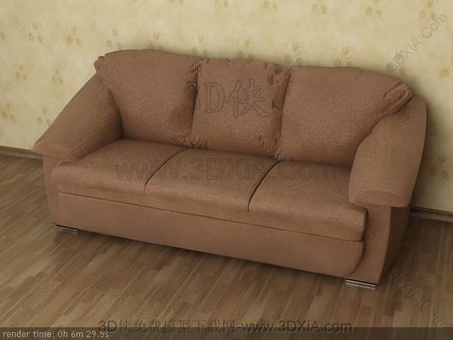Multiplayer Tuch Kunst Sofa 3D-Modelle-5