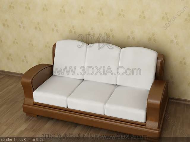 Multiplayer Tuch Kunst Sofa 3D-Modelle-8