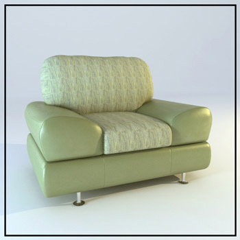 Einzel hellgrnen Sofa
