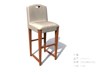 Barhocker 3D-Modell