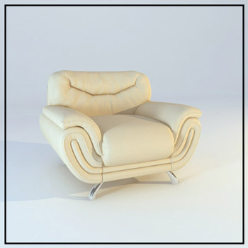 Leder Schlafcouch Modell