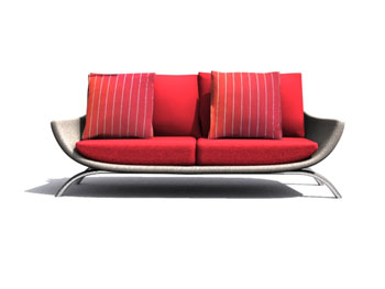 Europäische roten Sofa