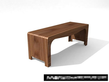 3D-Modelle von kleinen Handwerksbetrieben Holzbank