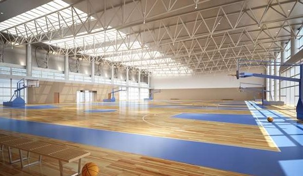 Sports Basketball Hall of moderne Architektur