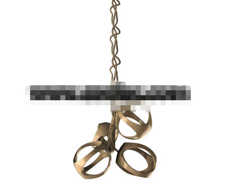 Gold rings Pendelleuchte