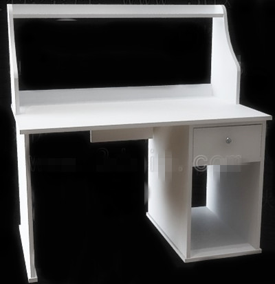 Einfache Stil weiße Computertisch