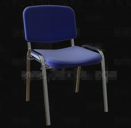 Blue Metal Frame einfachen Stuhl