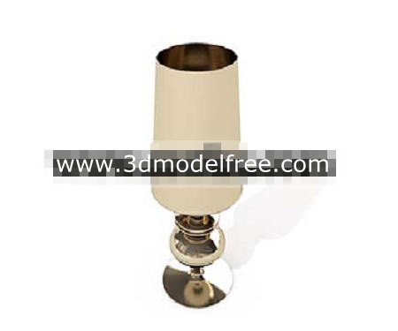 Langen zylindrischen Metall-Lampe
