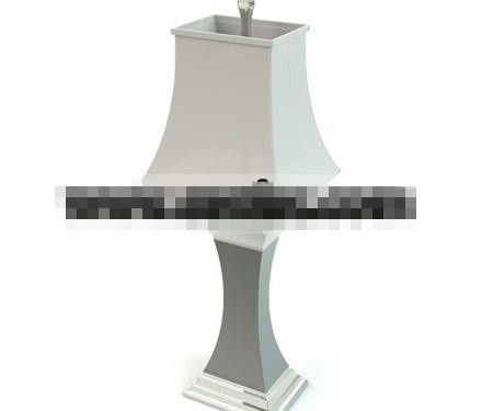 Grn weißer Gips Lampe