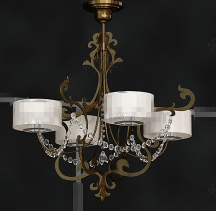 Ornate dekoriert Metallgestell Anhänger