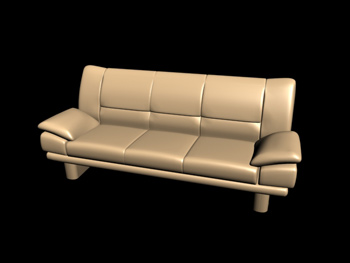 European-style drei Sitze Sofa