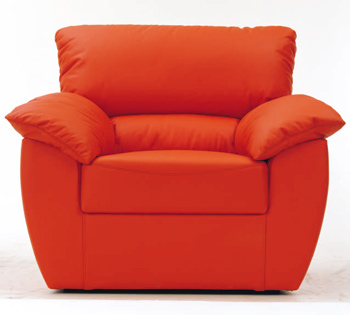 Die moderne roter Stoff Sofa