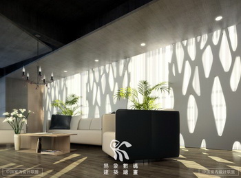 Moderne geräumige Wohnzimmer 3D Modell