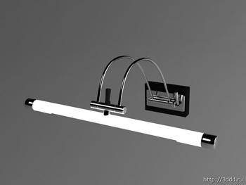 Moderne weiße Wand Lampe 3D-Modell