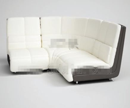 Fashion weiß eckig Stoff Sofa