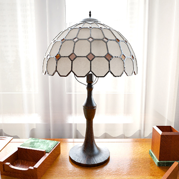 einfache Kunst der Tiffany-Stil Tischlampe 3D-Modell