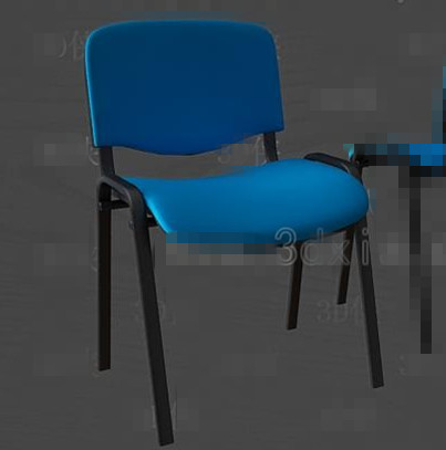 Blaue Mode Brostuhl
