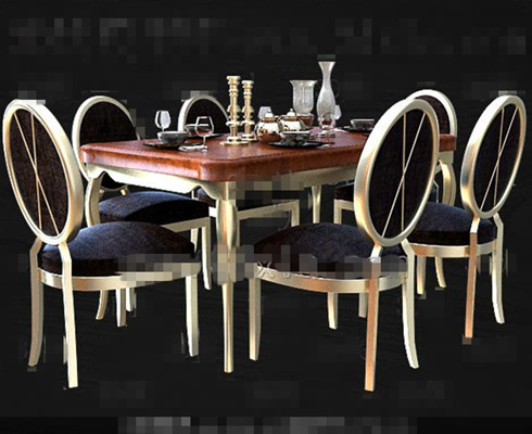 Komfortable moderne Esstisch aus Holz