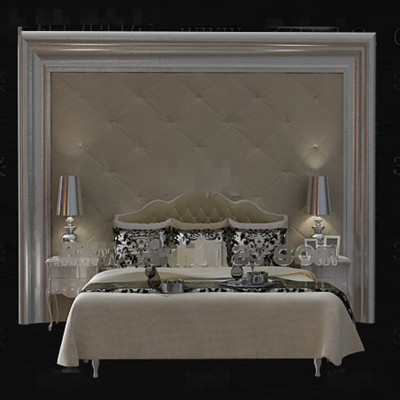 Wunderschöne kortikalen beige Ehebett