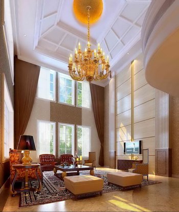 Luxuriöse und geräumige Wohnzimmer