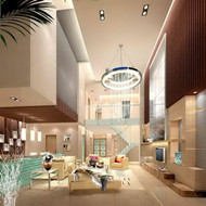 Moderne Luxus-Penthouse Wohnzimmer