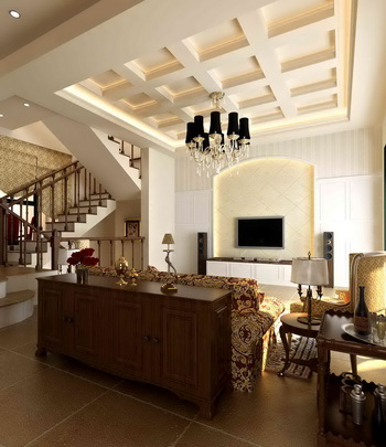 Europäischen Stil lässig Wohnzimmer